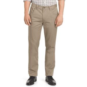 Van Heusen Flex Slim Fit Khaki Straight Leg Tech Pants Men’s 38W 32L